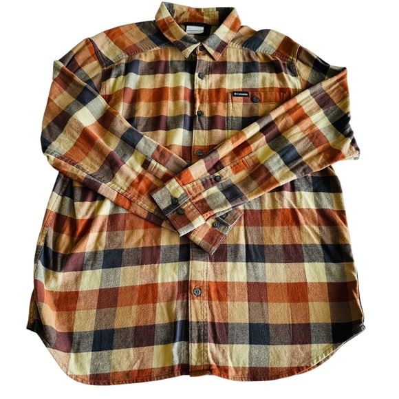 Columbia Men's Casual Plaid Shirt - Picture 3 of 4